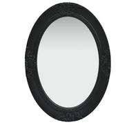 vidaXL Miroir mural style baroque 50x70 cm noir 320355