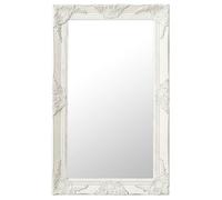 vidaXL Miroir mural style baroque 50x80 cm Blanc 320320