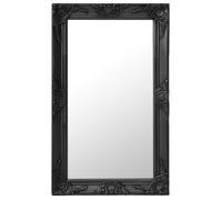 vidaXL Miroir mural style baroque 50x80 cm Noir