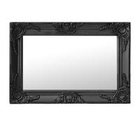vidaXL Miroir mural style baroque 60x40 cm noir 320331