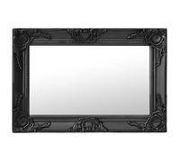 vidaXL Miroir mural style baroque 60x40 cm noir 320331