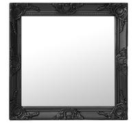 vidaXL Miroir mural style baroque 60x60 cm Noir