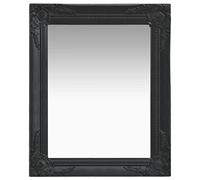 Vidaxl Miroir Mural Style Baroque 50x60 Cm Noir
