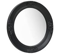 Vidaxl Miroir Mural Style Baroque 50 Cm Noir