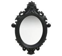 Vidaxl Miroir Mural Style Chã¢Teau 56x76 Cm Noir