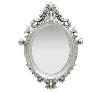 vidaXL Miroir mural style château 56x76 cm Argenté Argenté