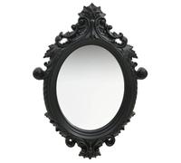 Vidaxl Miroir Mural Style Chã¢Teau 56x76 Cm Noir