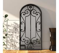 vidaXL Miroir Noir 100x45 cm Fer pour utilisation à l'intérieur