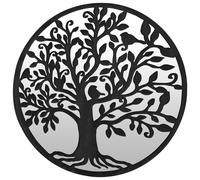 Vidaxl Miroir Noir 60x2,5 Cm Fer Pour Utilisation Ã L'intã©Rieur