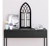 vidaXL Miroir Noir, 70x30 cm Fer pour utilisation à l'intérieur Noir G