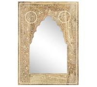 vidaXL Miroir peint à la main 40x55 cm Bois de manguier solide