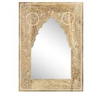 vidaXL Miroir peint à la main 40 x 55 cm bois de manguier solide