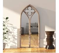 vidaXL Miroir décoratif Sable 100x45 cm Fer pour intérieur