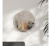 vidaXL Miroir Sable 40 x 2,5 cm en fer pour intérieur