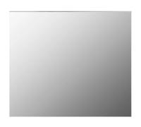 vidaXL Miroir sans Cadre Miroir Mural Rectangulaire Salon Salle de Bain Chambre Maison Intérieur Durable Réfléchissant 70x50 283645