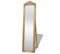vidaXL Miroir sur pied Style baroque 160x40 cm Doré