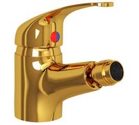 vidaXL Mitigeur de bidet de salle de bain Doré 13 x 12 cm
