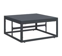 vidaXL Mobilier de Jardin Anthracite Acier, Salon de Balcon, canapé Moderne, résistant aux intempéries, Confort de Patio idéal, mobilier de Jardin modulaire