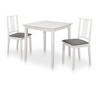 Mobilier de salle à manger 3 pcs MDF Blanc276395