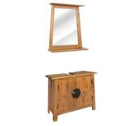 vidaXL Mobilier de salle de bain Bois de pin massif 246040