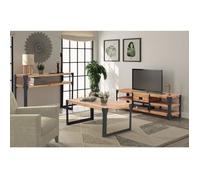 vidaXL Mobilier de salon 3 pièces Bois d'acacia massif