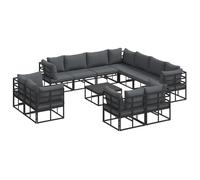 vidaXL Mobilier d'extérieur - Ensembles de Jardin modulaires pour la terrasse, idéaux pour se détendre. Ces pièces sont imperméables, Confortables et Flexibles, ajoutant Une Touche Moderne à Votre pa
