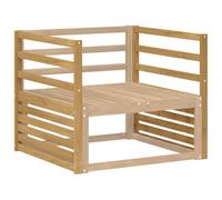 vidaXL Module d'accoudoirs 2 pcs Blanc 79 x 4 x 73 cm, Module de siège Confortable, Accessoires de canapé résistants, mobilier extérieur, accoudoir en Bois