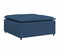 vidaXL Module de Repose-Pieds pour canapé modulaire Bleu 100 x 100 x 48 cm