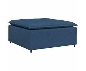 vidaXL Module de Repose-Pieds pour canapé modulaire Bleu 100 x 100 x 48 cm