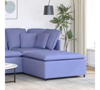 Vidaxl Module De Repose-Pieds Pour Canapé Modulaire Bleu Jeans 100 X 100 X 48 Cm