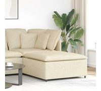 Vidaxl Module De Repose-Pieds Pour Canapé Modulaire Crème 100 X 100 X 48 Cm