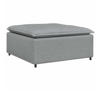 Vidaxl Module De Repose-Pieds Pour Canapé Modulaire Gris Clair 100 X 100 X 48 Cm