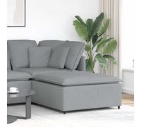 Vidaxl Module De Repose-Pieds Pour Canapé Modulaire Gris Clair 100 X 100 X 48 Cm