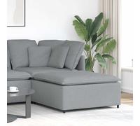Vidaxl Module De Repose-Pieds Pour Canapé Modulaire Gris Clair 100 X 100 X 48 Cm