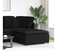 Vidaxl Module De Repose-Pieds Pour Canapé Modulaire Noir 100 X 100 X 48 Cm