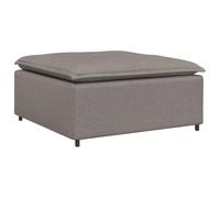 vidaXL Module de Repose-Pieds pour canapé modulaire Taupe 100 x 100 x 48 cm