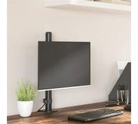 vidaXL Support de Moniteur Noir Acier VESA 75/100 mm, Support d'écran, Support d'écran pour Bureau, Support de Moniteur réglable