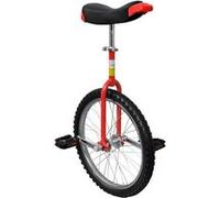 vidaXL Monocycle ajustable rouge Rouge et noir G
