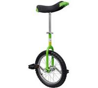 vidaXL Monocycle Ajustable Vert 16 Pouces pour Enfants Monocycles Débutants