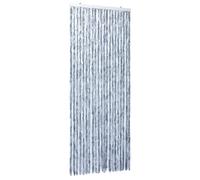 vidaXL Moustiquaire rideau de porte – Argenté 90x220 cm – Chenille – Imperméable
