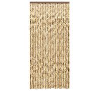 vidaXL Moustiquaire Beige et marron 90x220 cm Chenille