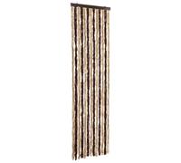 vidaXL Moustiquaire Beige et Marron Clair 56 x 185 cm Chenille
