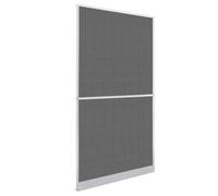 vidaXL Moustiquaire blanche à charnière pour portes 120 x 240 cm