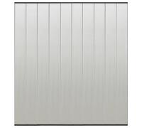 vidaXL Moustiquaire de porte rideau en maille 10 pcs Noir 240x240 cm