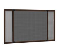 vidaXL Moustiquaire extensible pour fen¿ºtres Marron (100-193)x75 cm