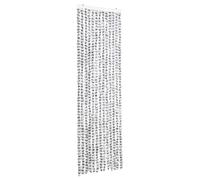 vidaXL Moustiquaire Chenille 56 x 185 cm Gris clair et gris foncé