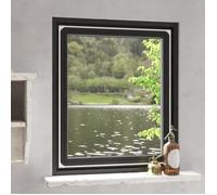 vidaXL Moustiquaire magnétique pour fenêtres blanc 100 x 120 cm