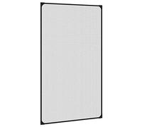 Moustiquaire magnétique pour fenêtres anthracite 80x140 cm