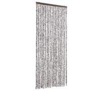 vidaXL Moustiquaire Marron et beige 56x200 cm Chenille