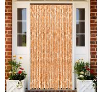 Moustiquaire Ocre et blanc 100x220 cm Chenille